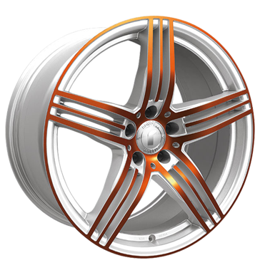 pneumatiky - 8.5x19 5x112 ET32 Rondell 0217 Elpho mehrfarbig white glossy orange elpho pol. Truck cel rok Rfky / Alu motocykl prce disky