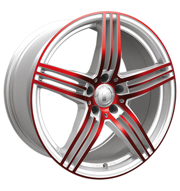 pneumatiky - 8.5x19 5x112 ET32 Rondell 0217 Elpho mehrfarbig white glossy red elpho pol. Barracuda Rfky / Alu Oldtimer centrovn pneus