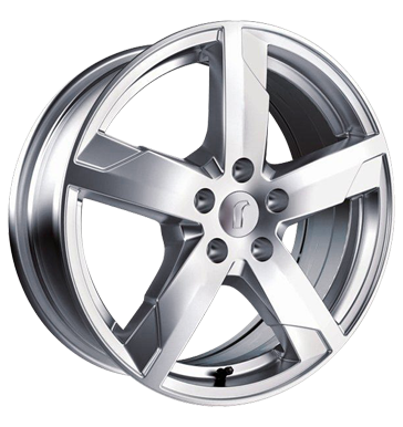 pneumatiky - 7.5x17 5x112 ET35 Rondell 0222 silber silber lackiert Truck Winter od 17,5 