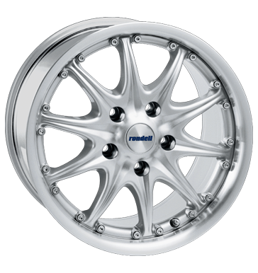 pneumatiky - 7.5x17 5x108 ET46 Rondell 0033 silber silber Horn poliert BRABUS Rfky / Alu GMP Italia diskrtne pneu