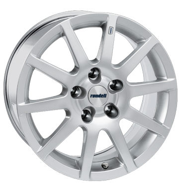 pneumatiky - 7.5x17 4x100 ET35 Rondell 0036 silber silber lackiert Autordio Rarity Rfky / Alu realizovat pneumatika trziste