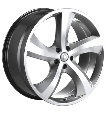 pneumatiky - 8.5x18 5x110 ET35 Rondell 0047 silber hyper silver VOLKSWAGEN Rfky / Alu pilotn bundy kola z lehkch slitin Autodlna