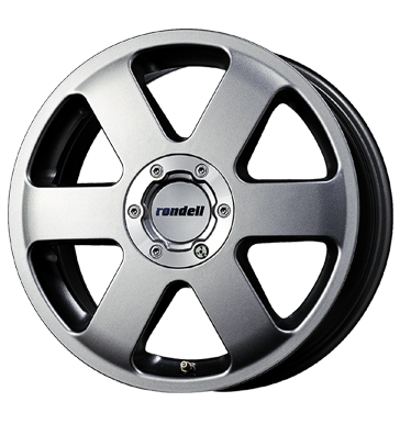 pneumatiky - 7.5x16 5x112 ET35 Rondell 0064 silber silber lackiert Offroad lto od 17,5 