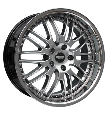 pneumatiky - 9.5x20 5x120 ET30 Royal Wheels Royal GT schwarz hyper black m. Edelstahlbett celogumov Rfky / Alu Lehk nkladn vuz v lte Alcar pneu b2b