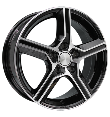 pneumatiky - 6.5x16 5x114.3 ET51 Skad Drive schwarz black glossy polish Zimn pln kola Steel Rfky / Alu Borbet Kamiony pln rok od 17,5 