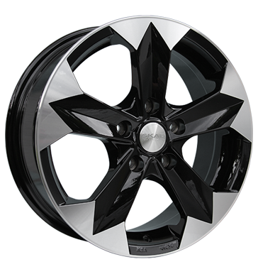 pneumatiky - 6.5x16 5x114.3 ET51 Skad Granite schwarz black glossy polish Truck cel rok Rfky / Alu Keskin Sportluftfilter pneu