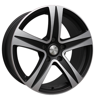 pneumatiky - 7.5x17 5x112 ET35 Skad Sakura schwarz black matt polish Alcar Rfky / Alu motocykl Cross nemrznouc smes trhovisko