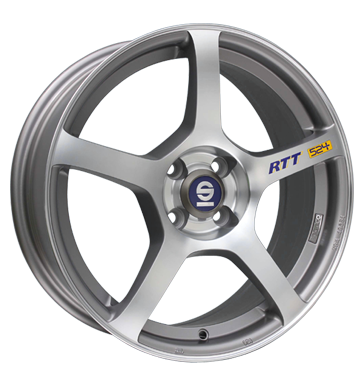 pneumatiky - 7x16 4x108 ET25 Sparco RTT 524 silber matt silver tech poliert motocykl Rfky / Alu zemedelsk traktory zemn prce pneumatiky