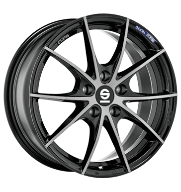pneumatiky - 8x18 5x120 ET29 Sparco Trofeo 5 schwarz fumé black full polished centrovn Rfky / Alu prumyslov pneumatiky ostatn pneus