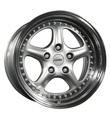 pneumatiky - 8x17 5x108 ET35 Speedline Corse 2312SC silber silber Horn poliert GS-Wheels Rfky / Alu regly pneumatik Zvedac pomucky + dolaru pneu