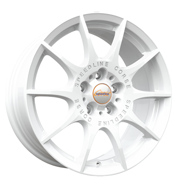 pneumatiky - 7.5x17 5x110 ET35 Speedline Corse SL2 Marmora weiss rallye-weiY letadlo Rfky / Alu Hartge odpadn olej disky