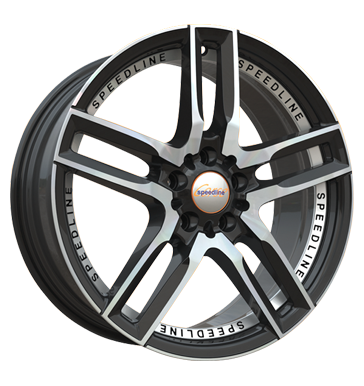 pneumatiky - 9x18 5x120 ET45 Speedline Corse SL1 Imperatore schwarz schwarz-frontkopiert npis Rfky / Alu trkolka Part kompletnch systmu pneumatiky