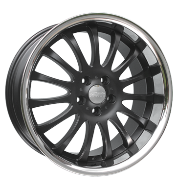 pneumatiky - 8.5x19 5x114.3 ET25 Team Dynamics Equinox 2 schwarz racing-black + Edelstahlb. Offroad Wintergreen Rfky / Alu Hlinkov kola s pneumatikami chlapec velkoobchod s pneumatikami