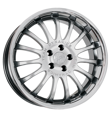 pneumatiky - 8x18 5x100 ET45 Team Dynamics Equinox silber hi-power-silver + Edelstahlb. vstrazn trojhelnky Rfky / Alu motocykl zemn prce Autodlna