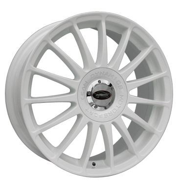 pneumatiky - 7x17 5x114.3 ET45 Team Dynamics Monza R weiss racing white motec Rfky / Alu ALLESIO telo disky