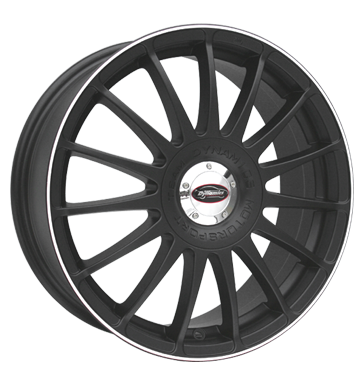 pneumatiky - 7.5x18 4x108 ET25 Team Dynamics Monza RS schwarz racing-black + Felgenhorn weiY Barvy a Laky Rfky / Alu dly na nkladn auta Binno pneumatiky