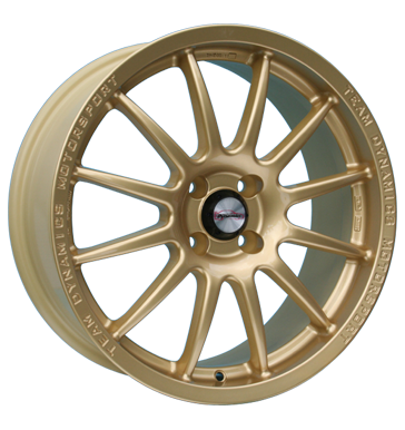 pneumatiky - 7x17 4x108 ET25 Team Dynamics Pro Race 1.2 gold racing Gold Tube: Kolo Rfky / Alu Tricka MB-Italia pneus