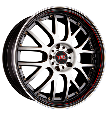 pneumatiky - 8x17 5x114.3 ET35 TEC Speedwheels AR 1 schwarz RS schwarzsilber frontpoliert Hamann Rfky / Alu Lehk ventil vozy / vozy interir Autoprodejce