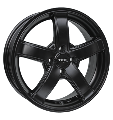 pneumatiky - 6.5x16 4x100 ET38 TEC Speedwheels AS1 schwarz schwarz seidenmatt mikiny Rfky / Alu brzdov dly sportovn KOLA pneu b2b