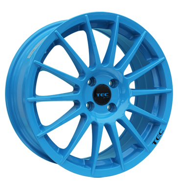 pneumatiky - 7x17 4x98 ET35 TEC Speedwheels AS2 blau smurf light blue Jerry a prslusenstv Rfky / Alu Lehk nkladn auto Winter od 17,5 