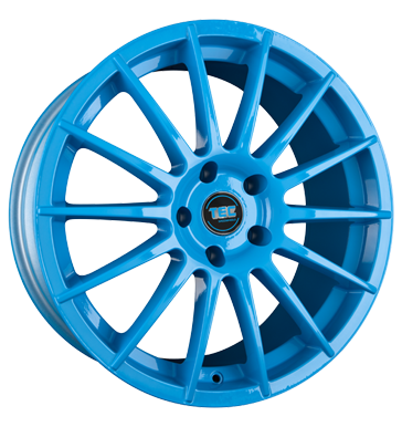 pneumatiky - 8.5x19 5x110 ET35 TEC Speedwheels AS2 blau smurf light blue Lehk nkladn auto lto od 17,5 