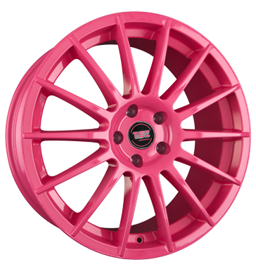 pneumatiky - 8.5x19 5x112 ET35 TEC Speedwheels AS2 pink pink Tricka Rfky / Alu skrabka na led Offroad lto od 17,5 