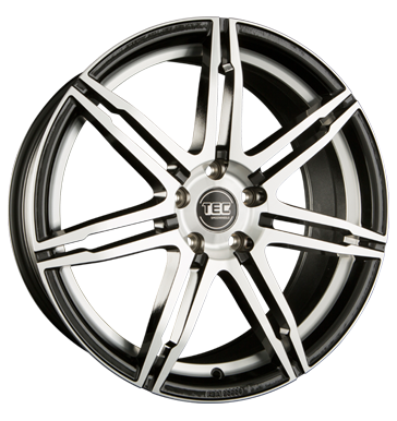 pneumatiky - 7.5x17 5x120 ET35 TEC Speedwheels GT 2 schwarz schwarz poliert polomer Rfky / Alu antny vozidel Chafers: Motocykl pneumatiky