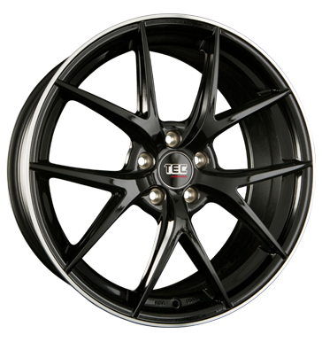 pneumatiky - 10x20 5x120 ET38 TEC Speedwheels GT 6 schwarz schwarz Hornpoliert PLATINUM Rfky / Alu magma vozk disky
