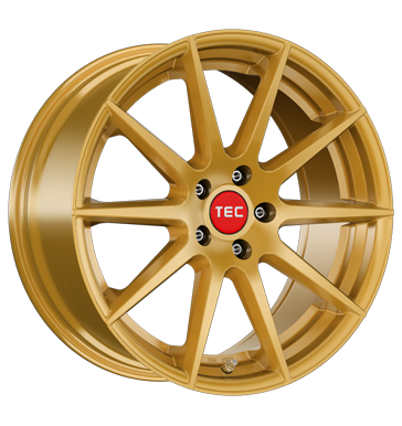 pneumatiky - 8.5x19 5x120 ET42 TEC Speedwheels GT 7 gold gold ZENDER Rfky / Alu Utesnen u. Lepidla prejezdy pneumatiky