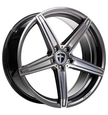 pneumatiky - 8.5x19 5x108 ET45 Tomason TN20 grau / anthrazit titanium diamand polished UNION Rfky / Alu prce Oldtimer pneu b2b