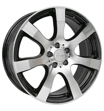 pneumatiky - 7.5x17 5x110 ET35 Tomason TN3 schwarz schwarz poliert motocykl ventil Rfky / Alu Offroad cel rok Ronal pneu