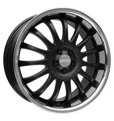 pneumatiky - 9.5x19 5x112 ET20 Team Dynamics Equinox schwarz racing-black + Edelstahlb. mastek Rfky / Alu motocykl zemedelsk traktory Prodejce pneumatk