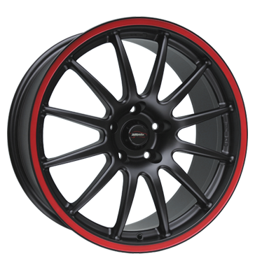 pneumatiky - 7.5x17 5x114.3 ET37 Team Dynamics Pro Race 1.2S schwarz racing-black + Felgenhorn rot Wheelworld Rfky / Alu Auto sklo Tool mastek trziste