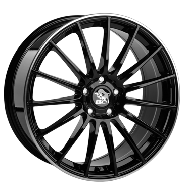 pneumatiky - 8.5x19 5x112 ET45 Ultra Wheels Speed schwarz black rim polished Chrome Parts Rfky / Alu SCHMIDT Polo tricka pneus