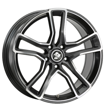 pneumatiky - 8.5x19 5x108 ET40 Ultra Wheels Star grau / anthrazit gunmetal polished letn Rfky / Alu kufr Tray nepromokav odev Autodlna