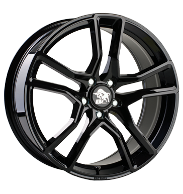 pneumatiky - 8.5x19 5x108 ET40 Ultra Wheels Star schwarz black INDIVIDUAL Rfky / Alu STIL AUTO autodly USA Velkoobchod