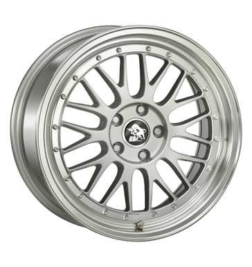 pneumatiky - 8.5x18 5x120 ET35 Ultra Wheels Le Mans silber silver polished motocykl Rfky / Alu Chrome Parts kombinza trziste