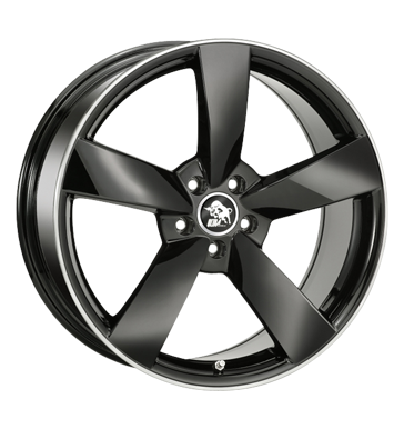 pneumatiky - 8.5x19 5x112 ET45 Ultra Wheels Rotor schwarz black rim polished Alustar Rfky / Alu rukavice Alcar trhovisko