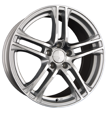 pneumatiky - 7.5x17 5x112 ET45 Wheelworld WH10 silber silber hochglanz poliert RC design Rfky / Alu ostatn opravu pneumatik pneu