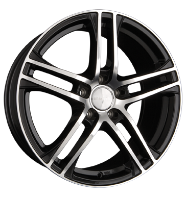 pneumatiky - 8x18 5x112 ET45 Wheelworld WH10 schwarz schwarz hochglanz poliert Opel Rfky / Alu renault Magnetto KOLA velkoobchod s pneumatikami