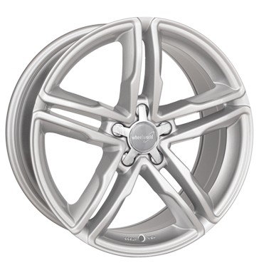 pneumatiky - 8x18 5x112 ET35 Wheelworld WH11a silber arktic silber lackiert Offroad letn Rfky / Alu baterie rucn nrad trhovisko