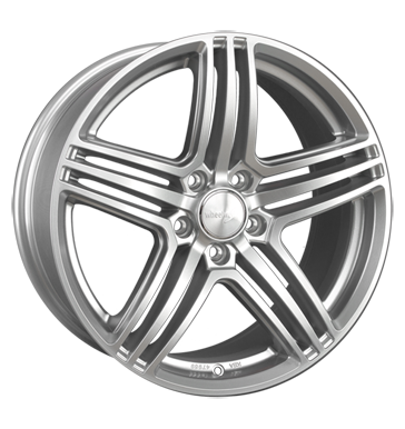 pneumatiky - 8x18 5x120 ET35 Wheelworld WH12 silber arktic silber lackiert Auto Hi-Fi + navigace Rfky / Alu Odpruzen + tlumen CARLSSON disky