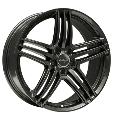 pneumatiky - 8x18 5x114.3 ET45 Wheelworld WH12 grau / anthrazit dark gunmetal lackiert Opel Rfky / Alu FOSAB Spojky + E Sady pneumatiky