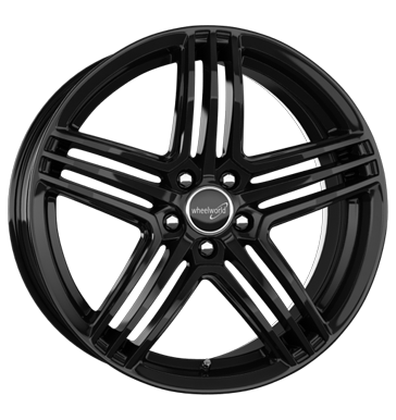 pneumatiky - 7.5x17 5x112 ET37 Wheelworld WH12 schwarz schwarz glanz lackiert Cepice a klobouky Rfky / Alu Oldtimer Momo trhovisko