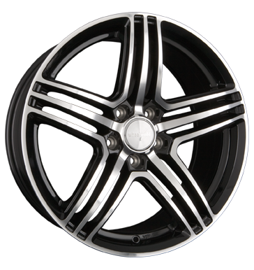 pneumatiky - 8x19 5x112 ET35 Wheelworld WH12 schwarz schwarz hochglanz poliert opravu pneumatik Rfky / Alu kompletnch systmu ozdobnmi kryty pneumatiky