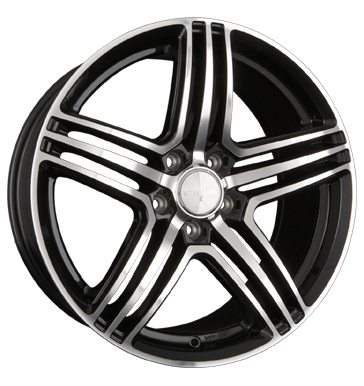 pneumatiky - 7.5x17 5x114.3 ET45 Wheelworld WH12 schwarz schwarz hochglanz poliert Breyton Rfky / Alu BRABUS letadlo trziste