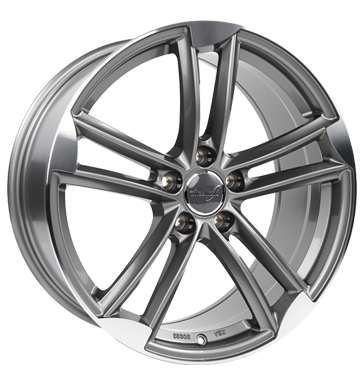 pneumatiky - 8.5x19 5x112 ET30 Wheelworld WH27 grau / anthrazit daytona grau hochglanzpoliert kapaliny Rfky / Alu osvetlen mikiny pneus