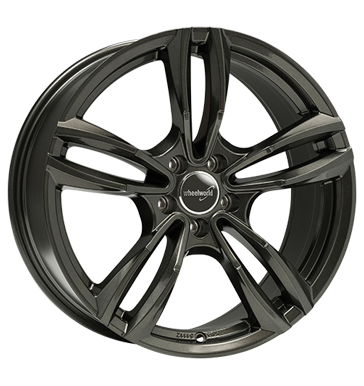 pneumatiky - 8.5x18 5x112 ET45 Wheelworld WH29 grau / anthrazit dark gunmetal lackiert kola z lehkch slitin Rfky / Alu Odpruzen + tlumen tazn lana pneu b2b