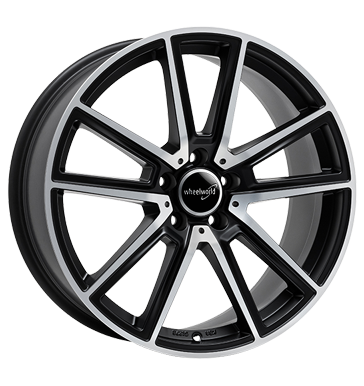 pneumatiky - 7.5x17 5x112 ET45 Wheelworld WH30 schwarz schwarz matt poliert autodly USA Rfky / Alu Interir / pylov filtr Barvy a Laky pneu
