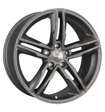 pneumatiky - 7.5x17 5x112 ET45 Wheelworld WH11 grau / anthrazit daytona grau matt lackiert Hamann Rfky / Alu Soundboards + adaptr krouzky Rondell pneumatiky